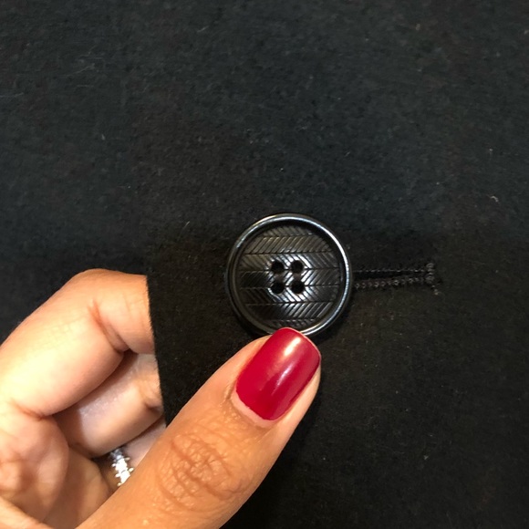 Ted Baker Black Peacoat Sz Small - Picture 3 of 8